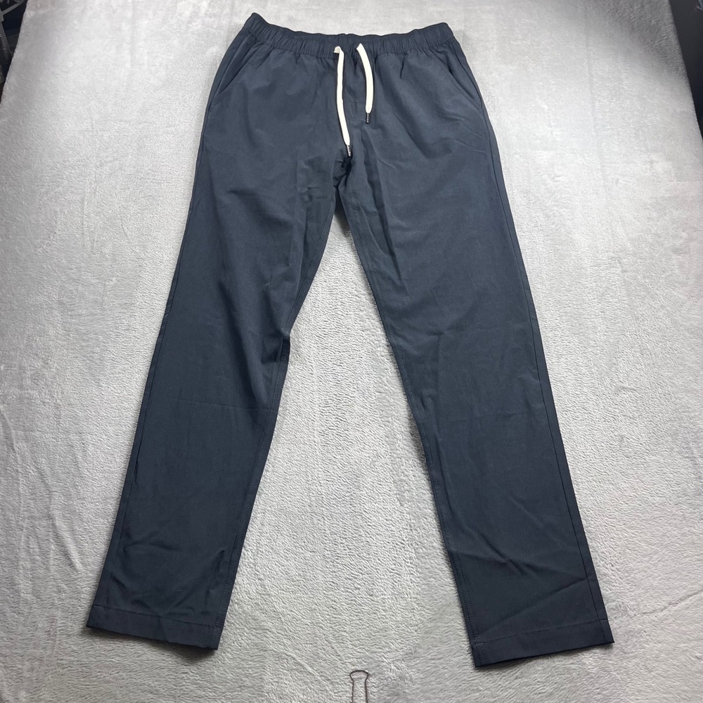 Fair Harbor Men The One Pant Charcoal Gray Performance Stretch Drawstring Size M